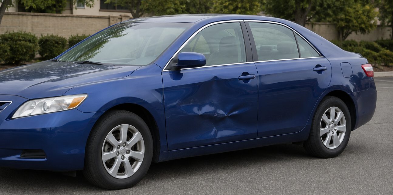 before dent repair